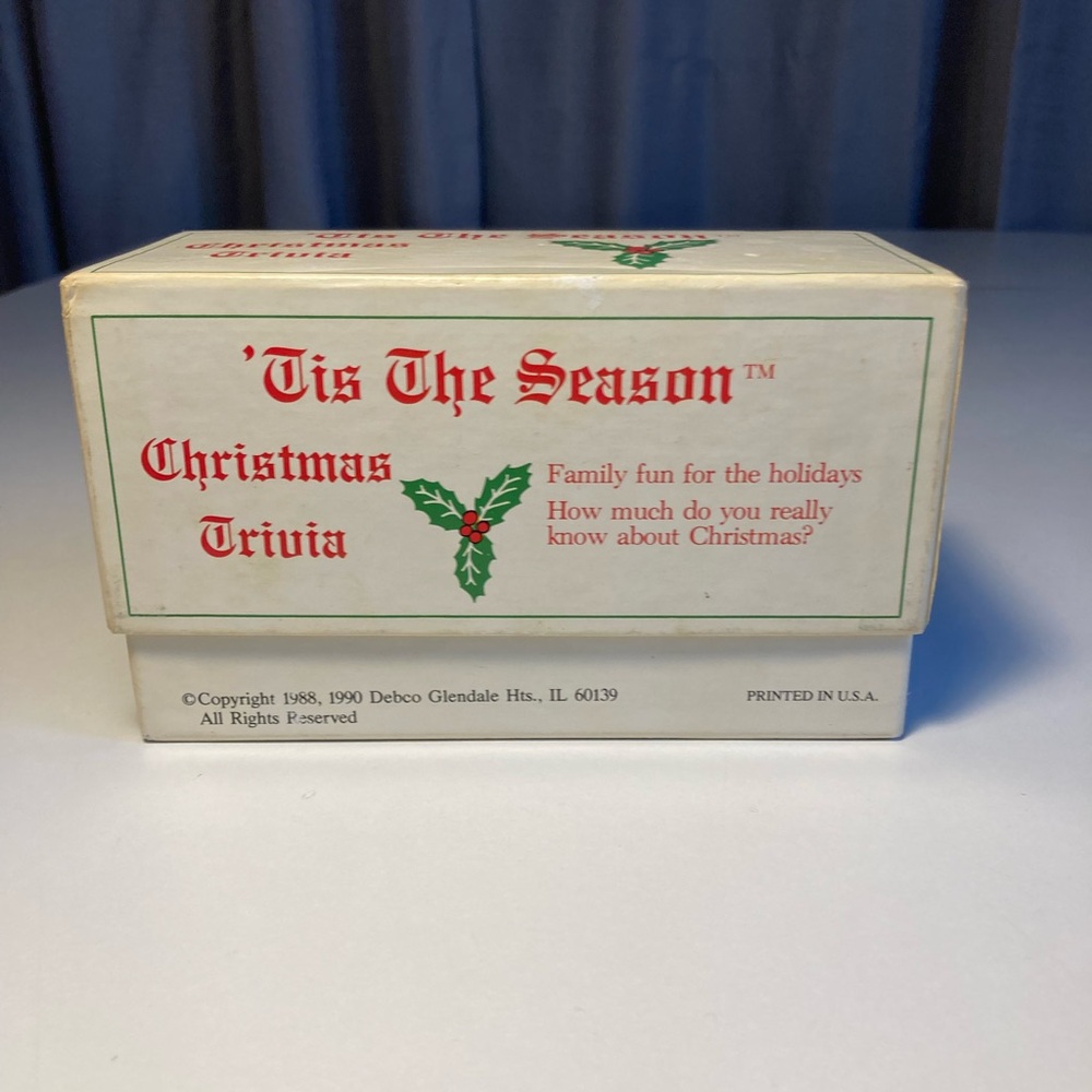 'Tis The Season Christmas Trivia Card Game Yesterday’s Family Fun Friends